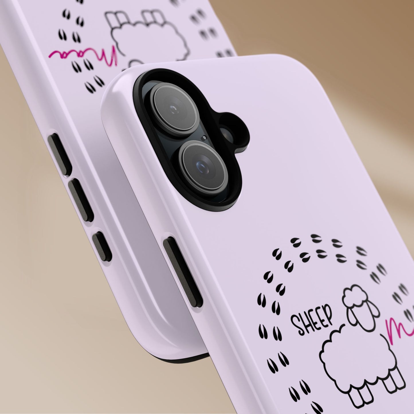 Sheep Maaa Tough Phone Case – Farm Life Protective Case for Female Farmers & Sheep Lovers