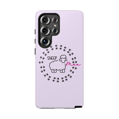 Sheep Maaa Tough Phone Case – Farm Life Protective Case for Female Farmers & Sheep Lovers