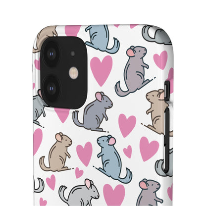 Chinchilla Love Snap Phone Case