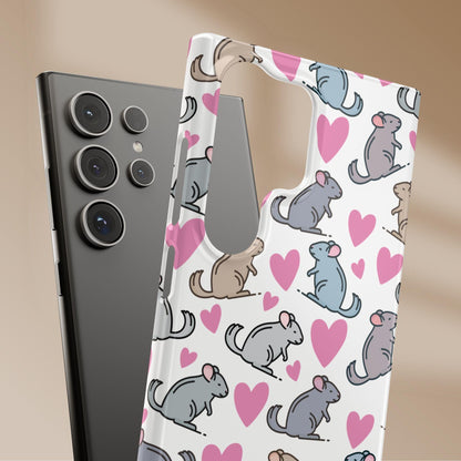 Chinchilla Love Snap Phone Case