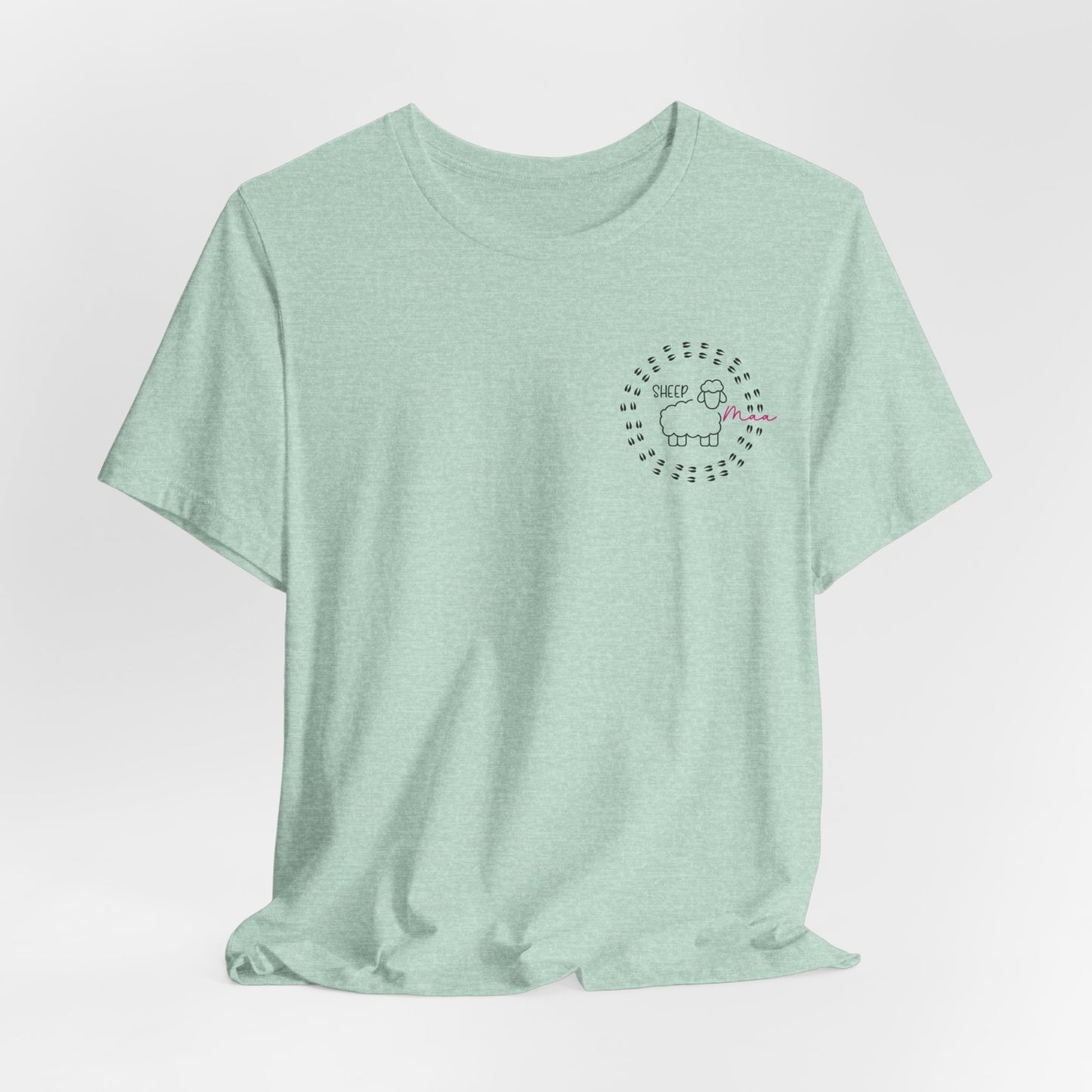 Sheep Maaa T-Shirt – Cute Farm Tee for Women, Shepherdess & Sheep Lovers