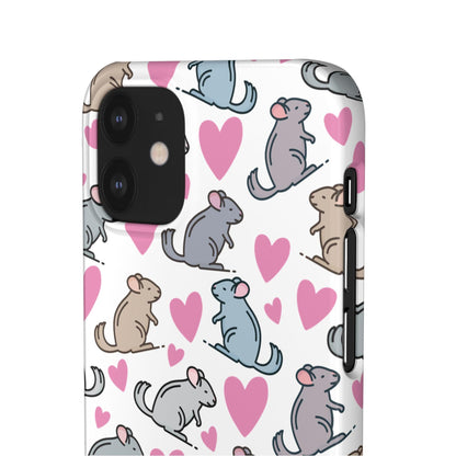 Chinchilla Love Snap Phone Case