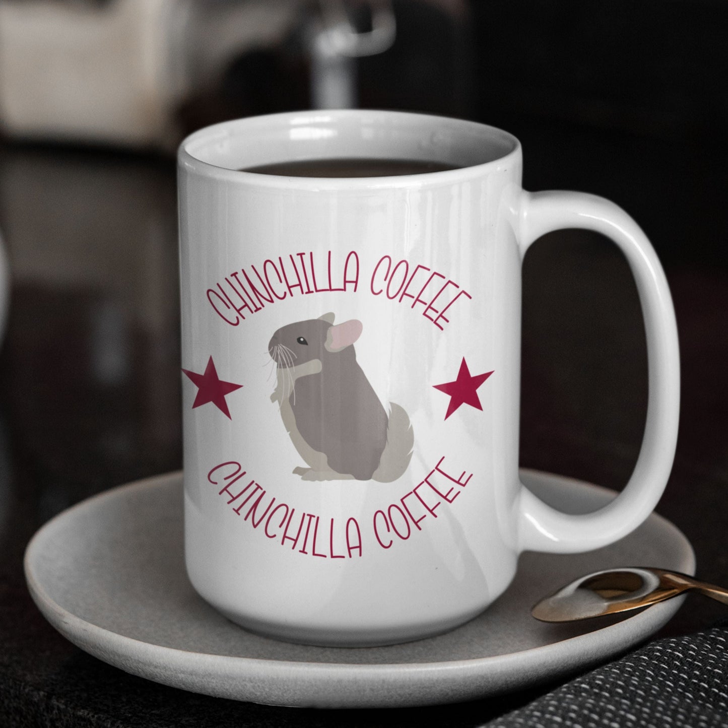 Starbucks chinchilla mug 15oz, chinchilla gift idea coffee lover