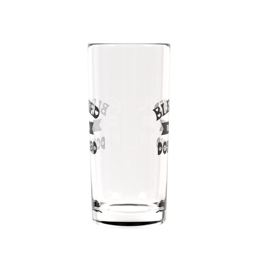 Blessed Dog Mom Highball Glass